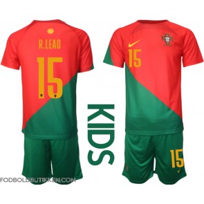 Portugal Rafael Leao #15 Hjemmebanetrøje Børn VM 2022 Kortærmet (+ Korte bukser)